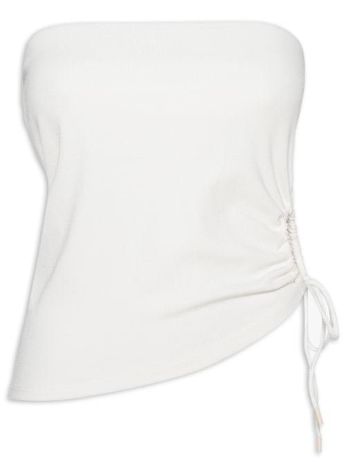 Blusa Feminina TQC Canelada - Branco