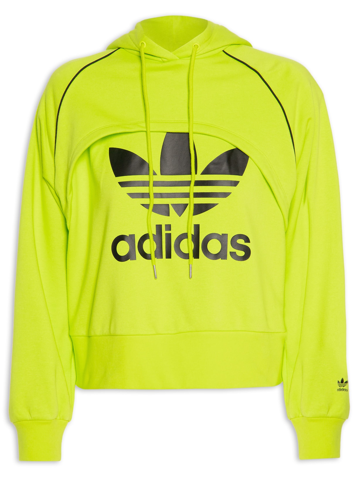 Blusa Feminina Trefoil Big Logo Hoodie - Verde