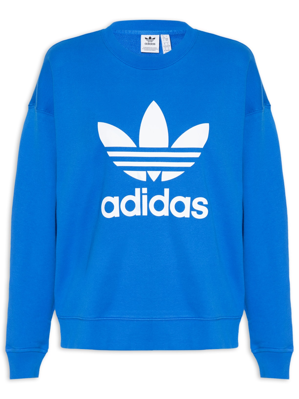 Blusa Feminina Trefoil Crew - Azul