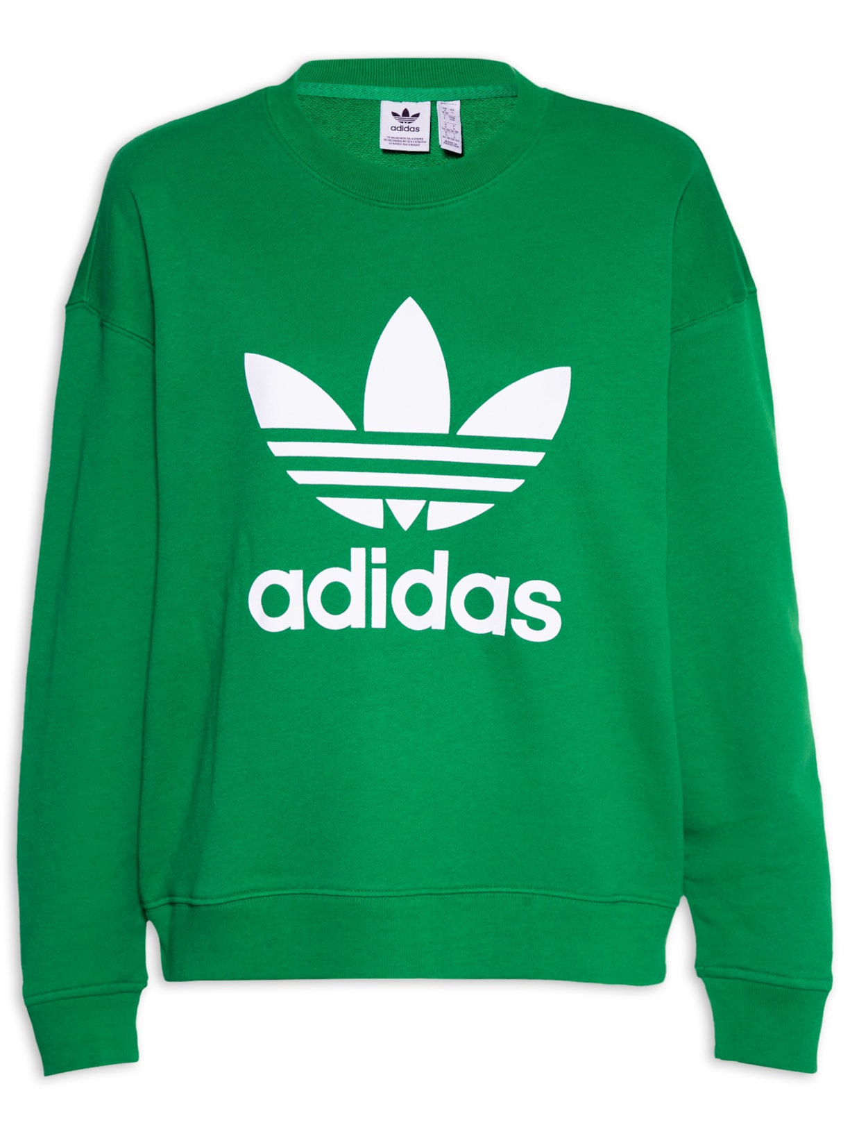 Blusa Feminina Trefoil Crew - Verde