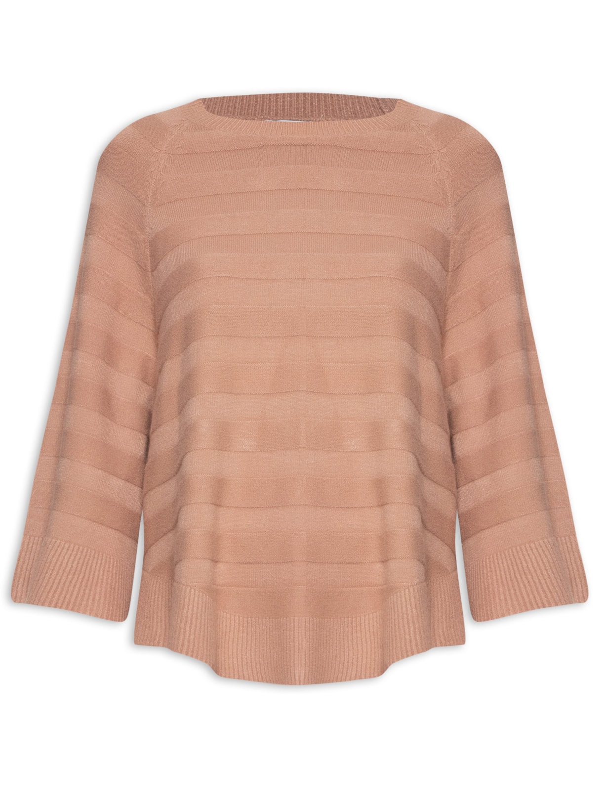 Blusa Feminina Tricot Ampla - Marrom