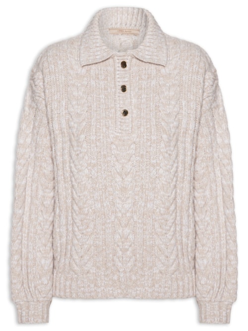 Blusa Feminina Tricot Ariadne - Bege