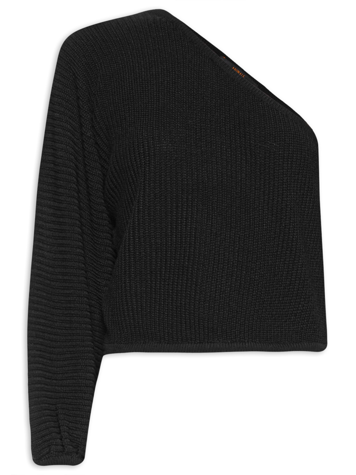 Blusa Feminina Tricot Assimétrico - Preto