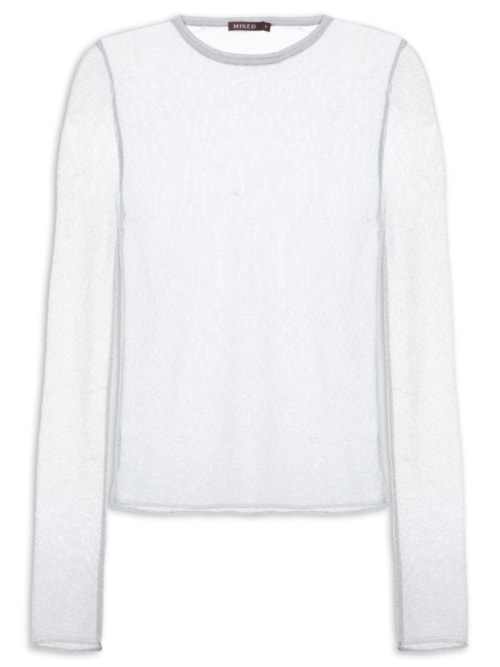 Blusa Feminina Tricot Backstage - Prateado