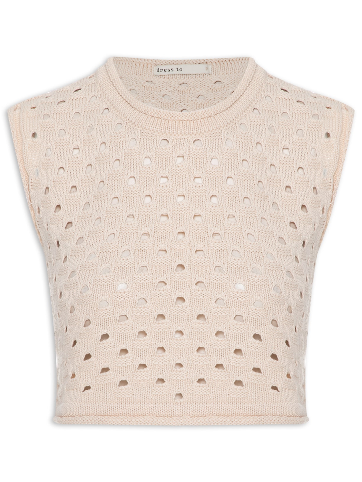 Blusa Feminina Tricot Barquinhos - Bege