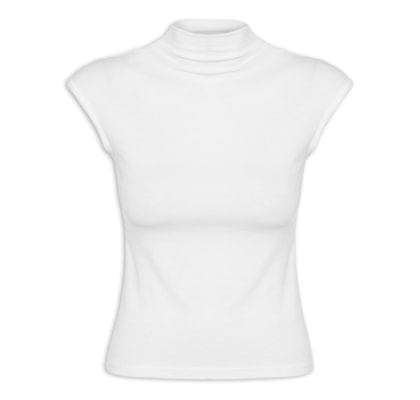 Blusa Feminina Tricot Básica - Branco