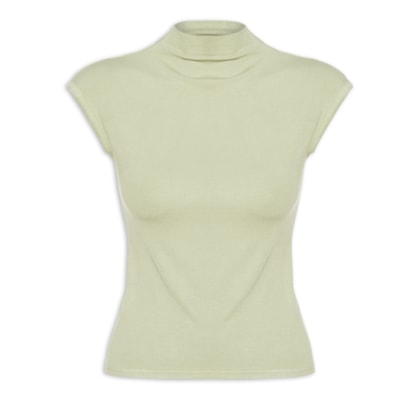 Blusa Feminina Tricot Básica - Verde