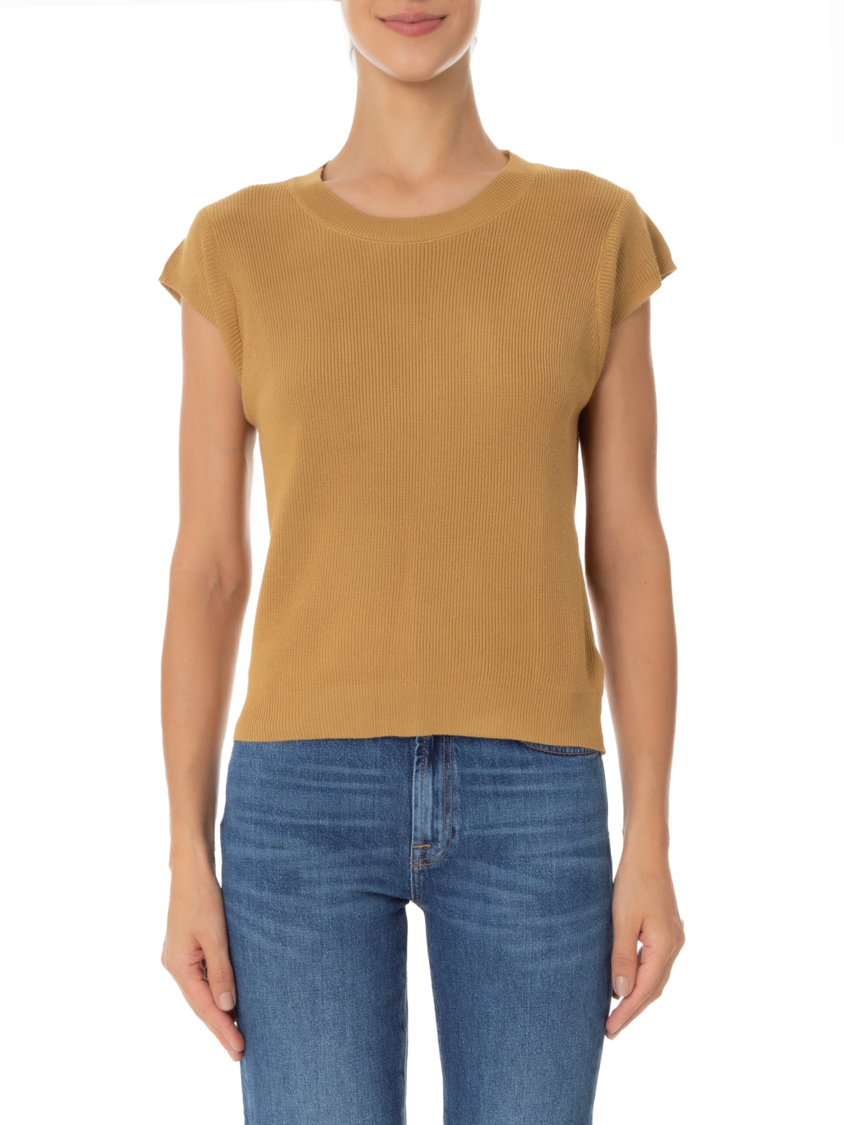 Blusa Feminina Tricot Bege '2Essential