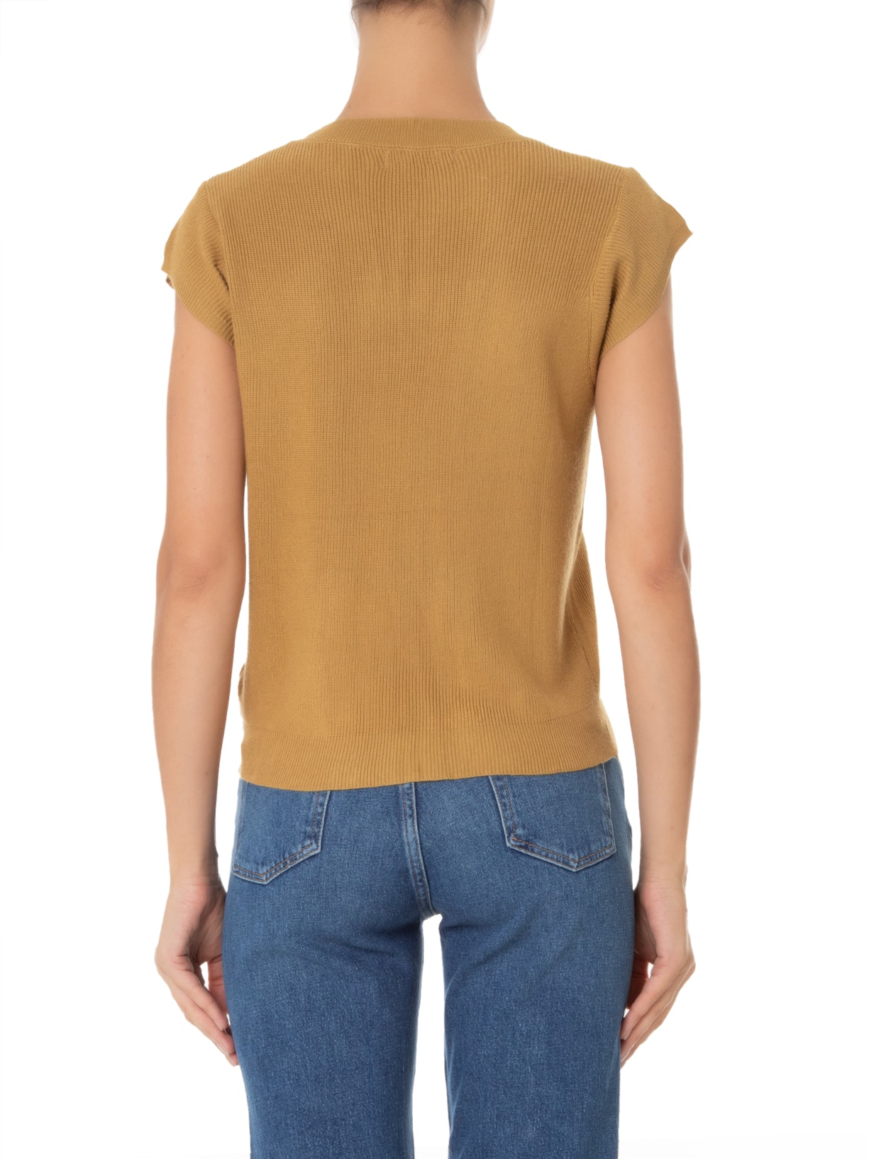 Blusa Feminina Tricot Bege '2Essential