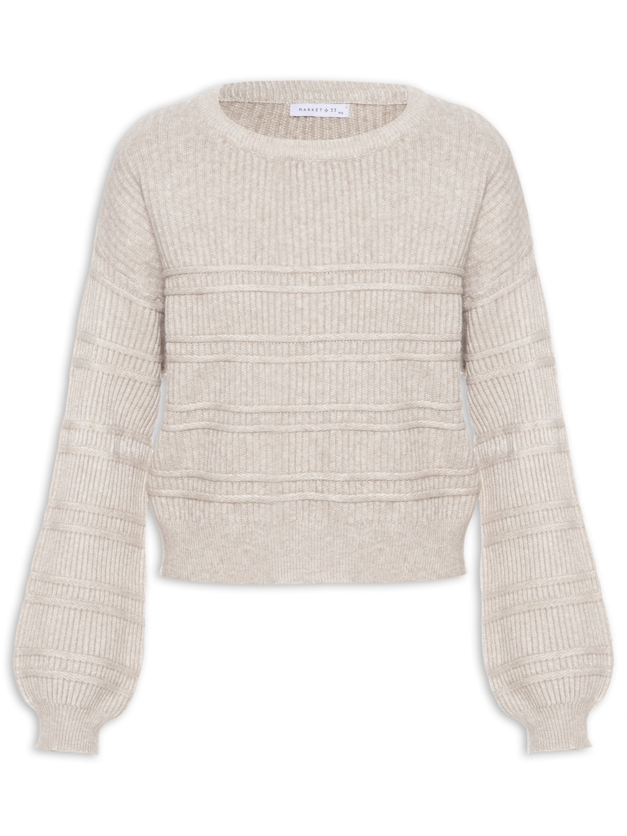 Blusa Feminina Tricot - Bege