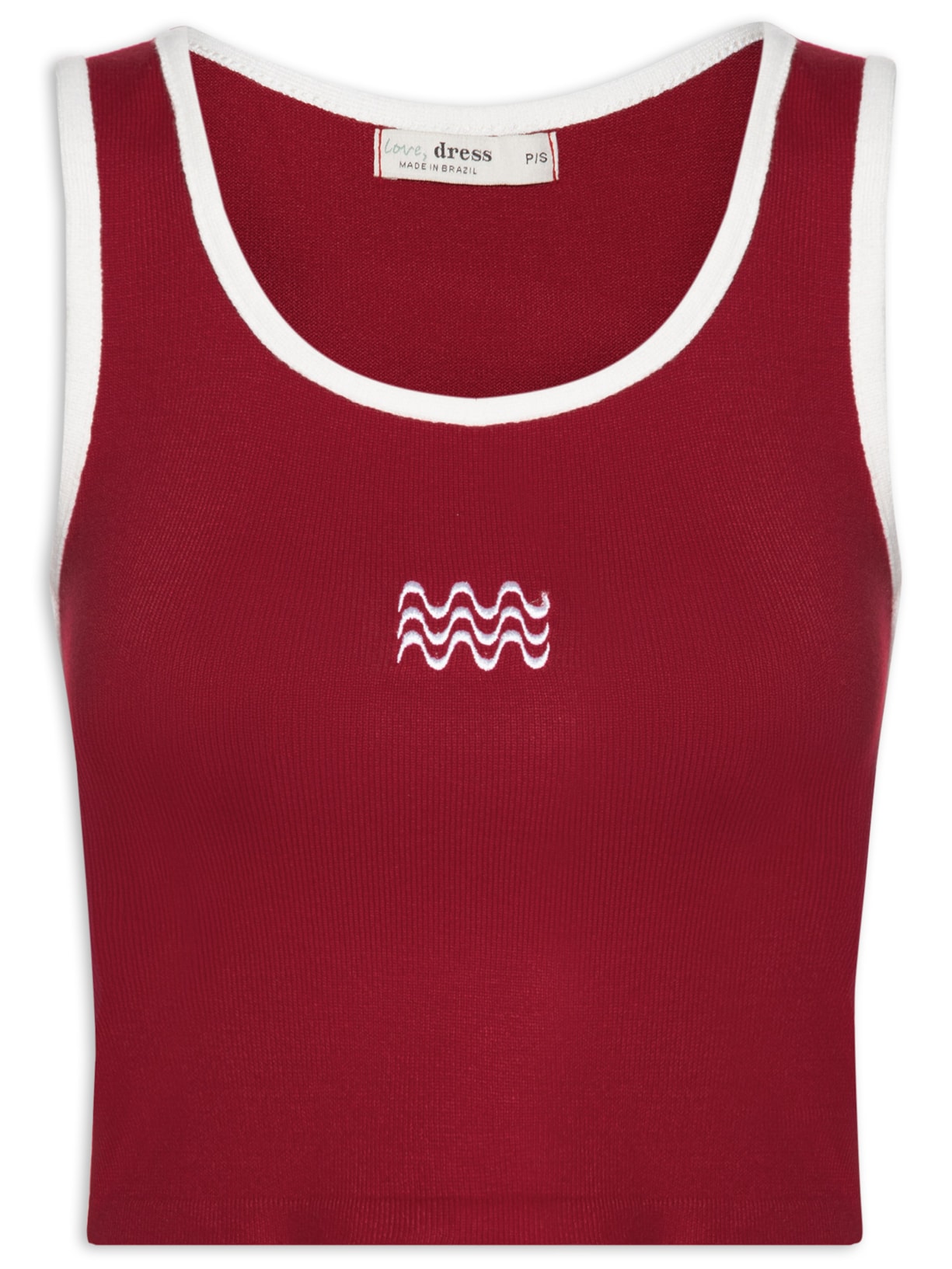 Blusa Feminina Tricot Bordada Copanema - Vermelho