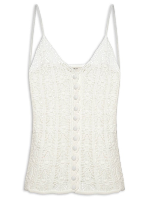 Blusa Feminina Tricot Botões - Amarelo