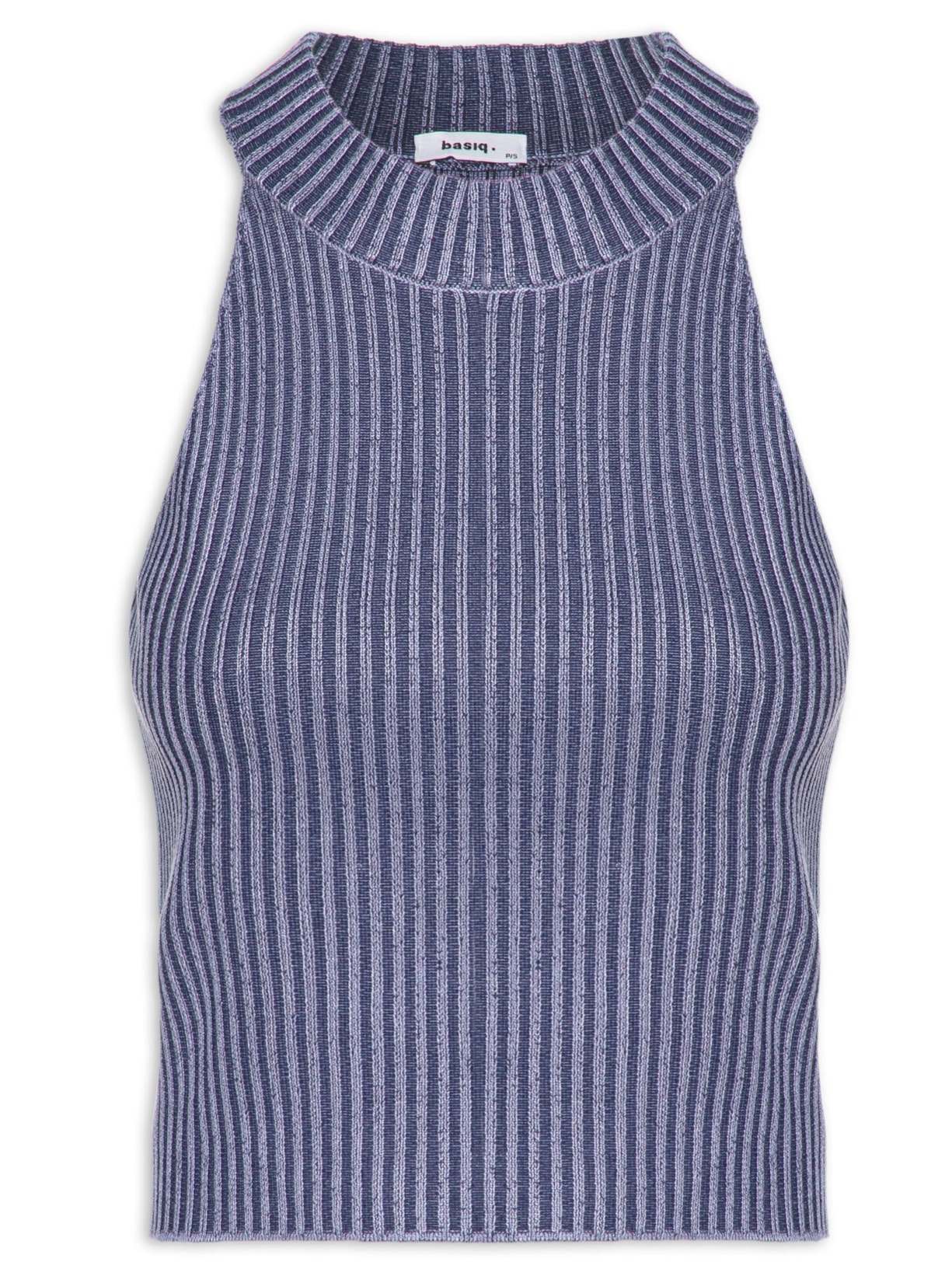 Blusa Feminina Tricot Cava Americana - Azul