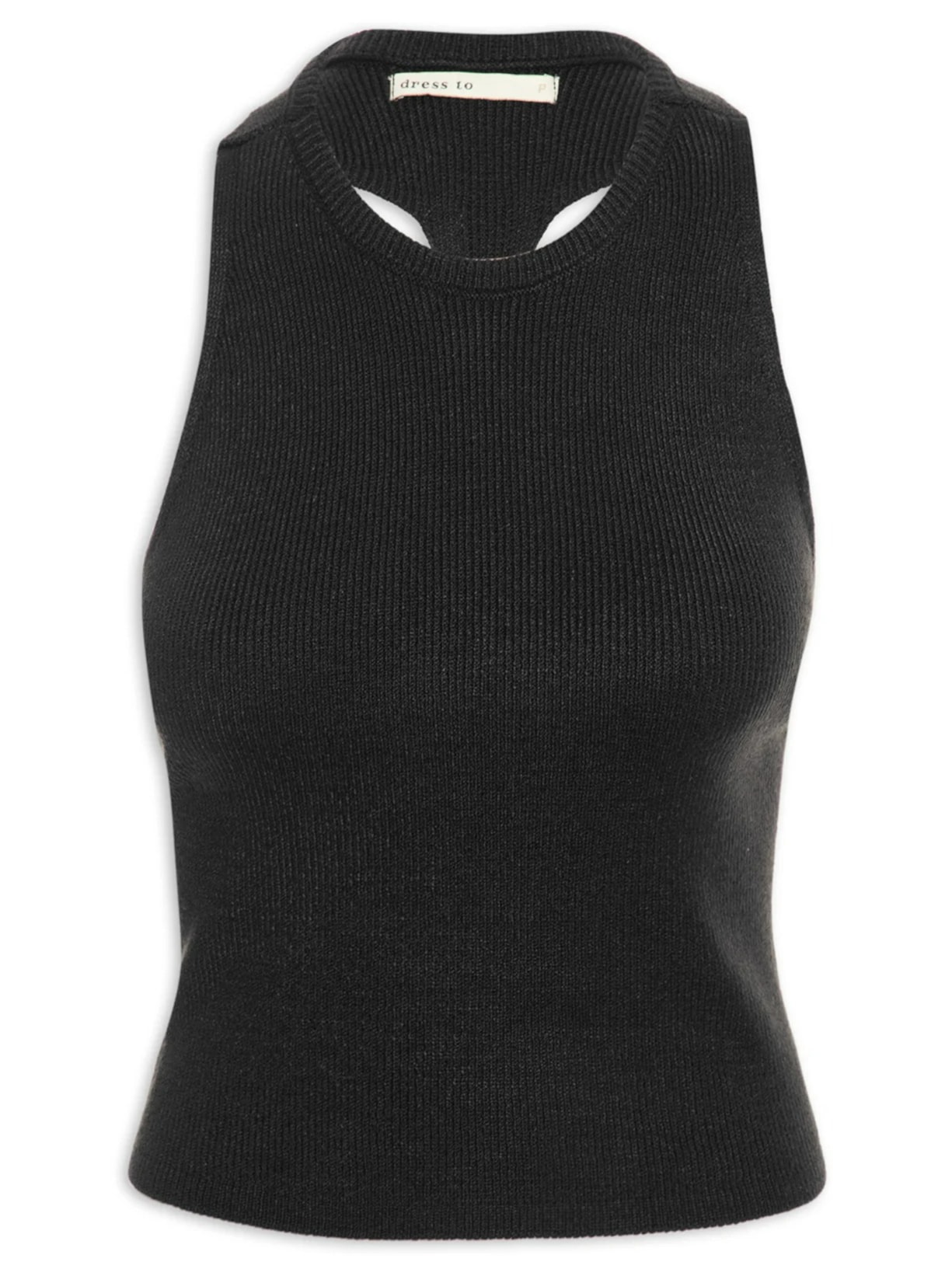 Blusa Feminina Tricot Cavada - Preto