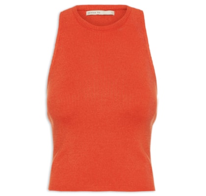 Blusa Feminina Tricot Cavada - Vermelho