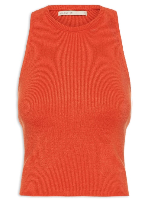 Blusa Feminina Tricot Cavada - Vermelho
