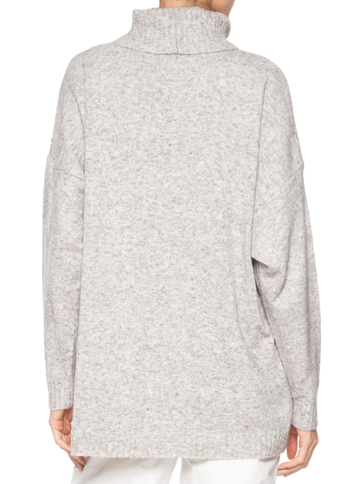 Blusa Feminina Tricot Cinza Anselmi