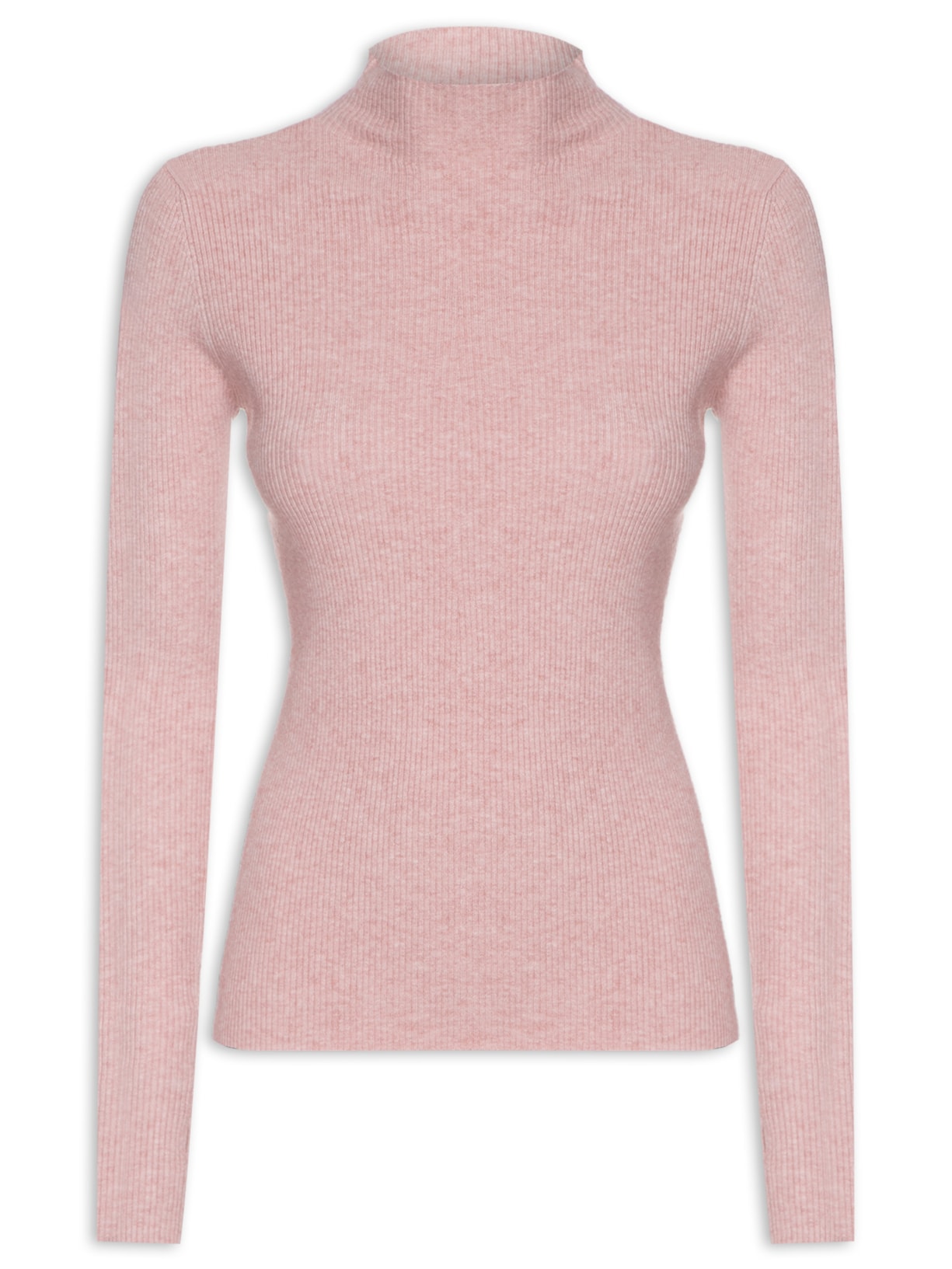 Blusa Feminina Tricot Com Dedal - Rosa
