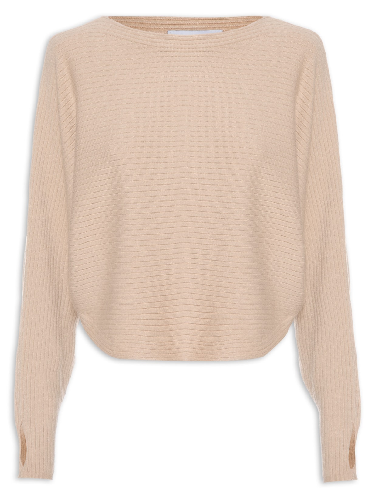 Blusa Feminina Tricot Com Manga Morcego - Rosa