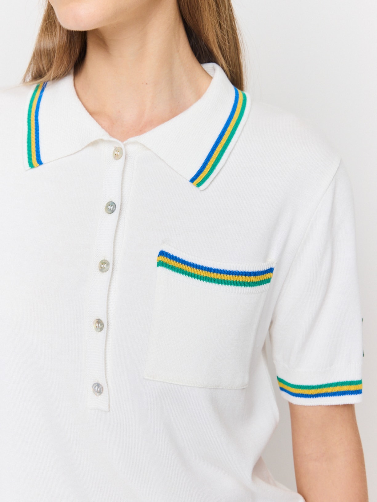 Blusa Feminina Tricot Copa I26 Branco Mixed