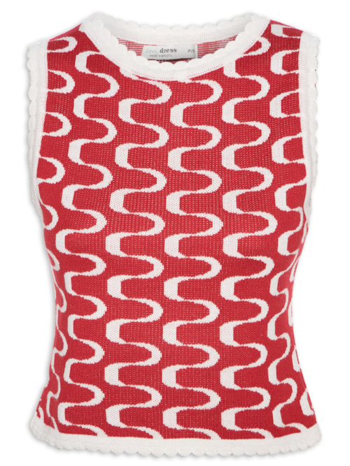 Blusa Feminina Tricot Copanema - Vermelho