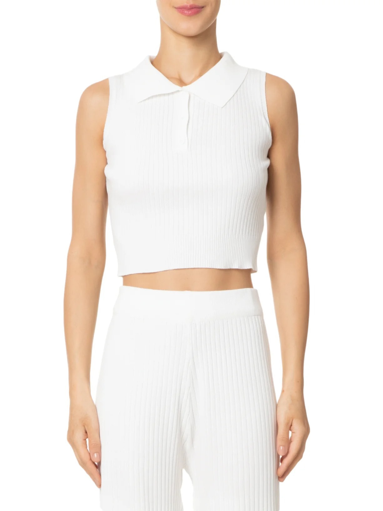 Blusa Feminina Tricot Gola Esporte Off White Basiq