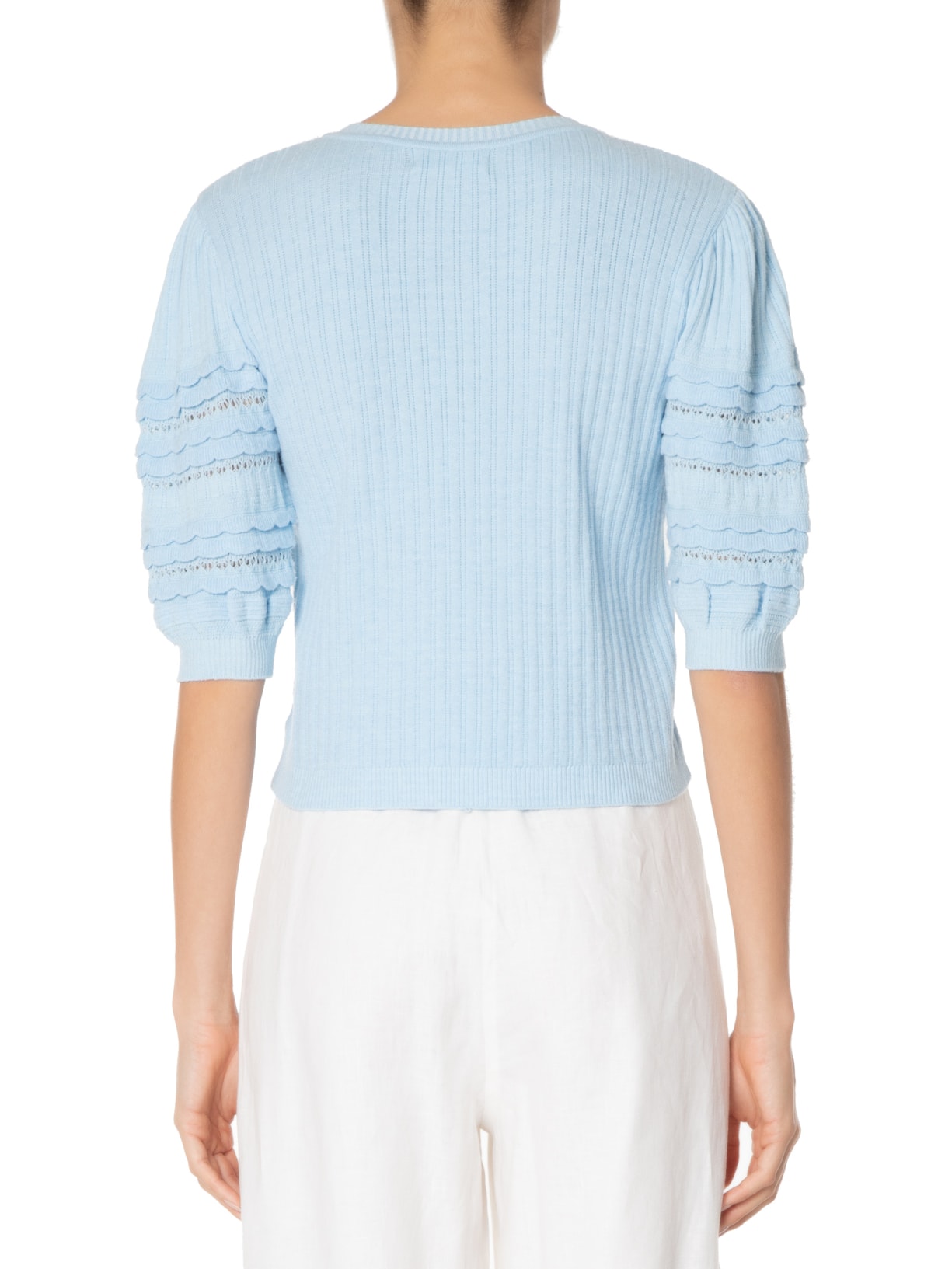 Blusa Feminina Tricot Kiki Azul Iorane