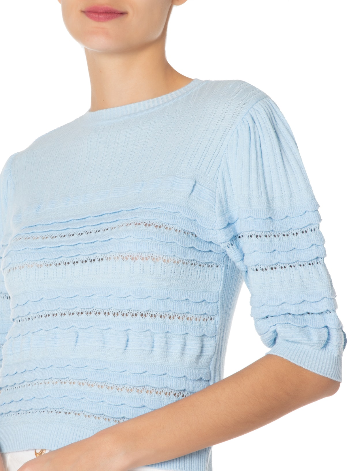 Blusa Feminina Tricot Kiki Azul Iorane