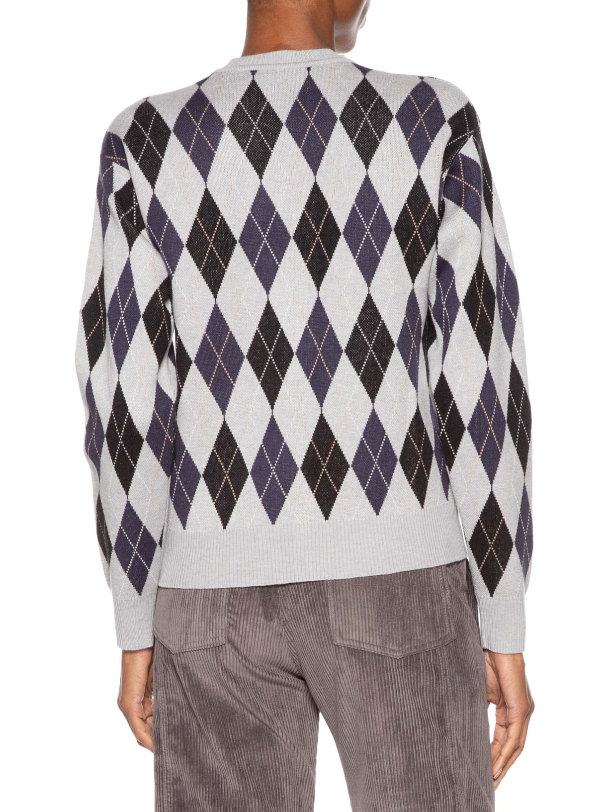 Blusa Feminina Tricot Lyge Cinza Andrea Bogosian