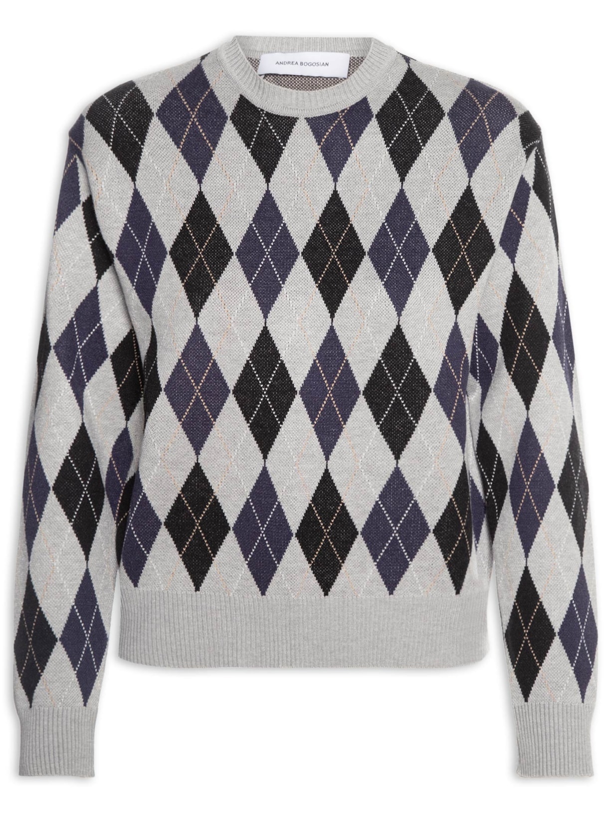 Blusa Feminina Tricot Lyge Cinza Andrea Bogosian