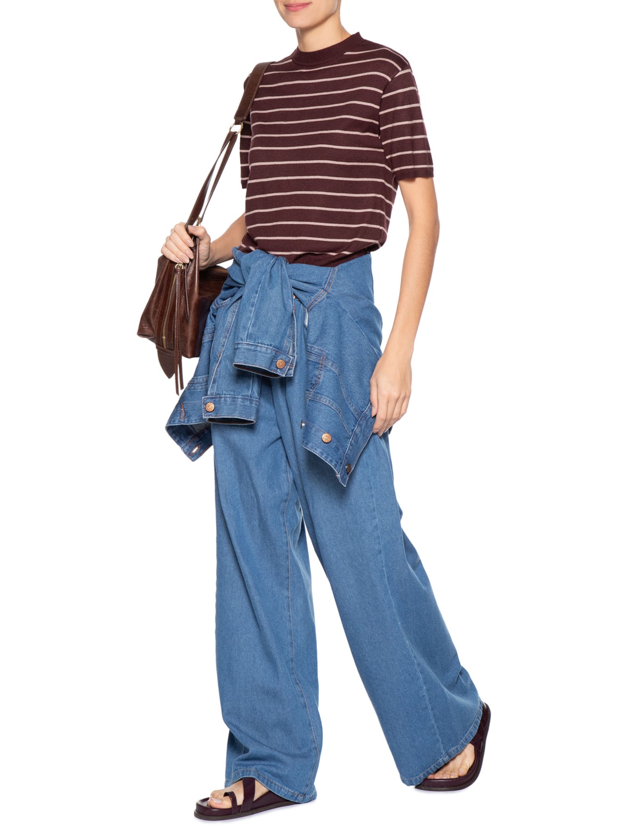 Blusa Feminina Tricot Manga Curta Vermelho Dress To