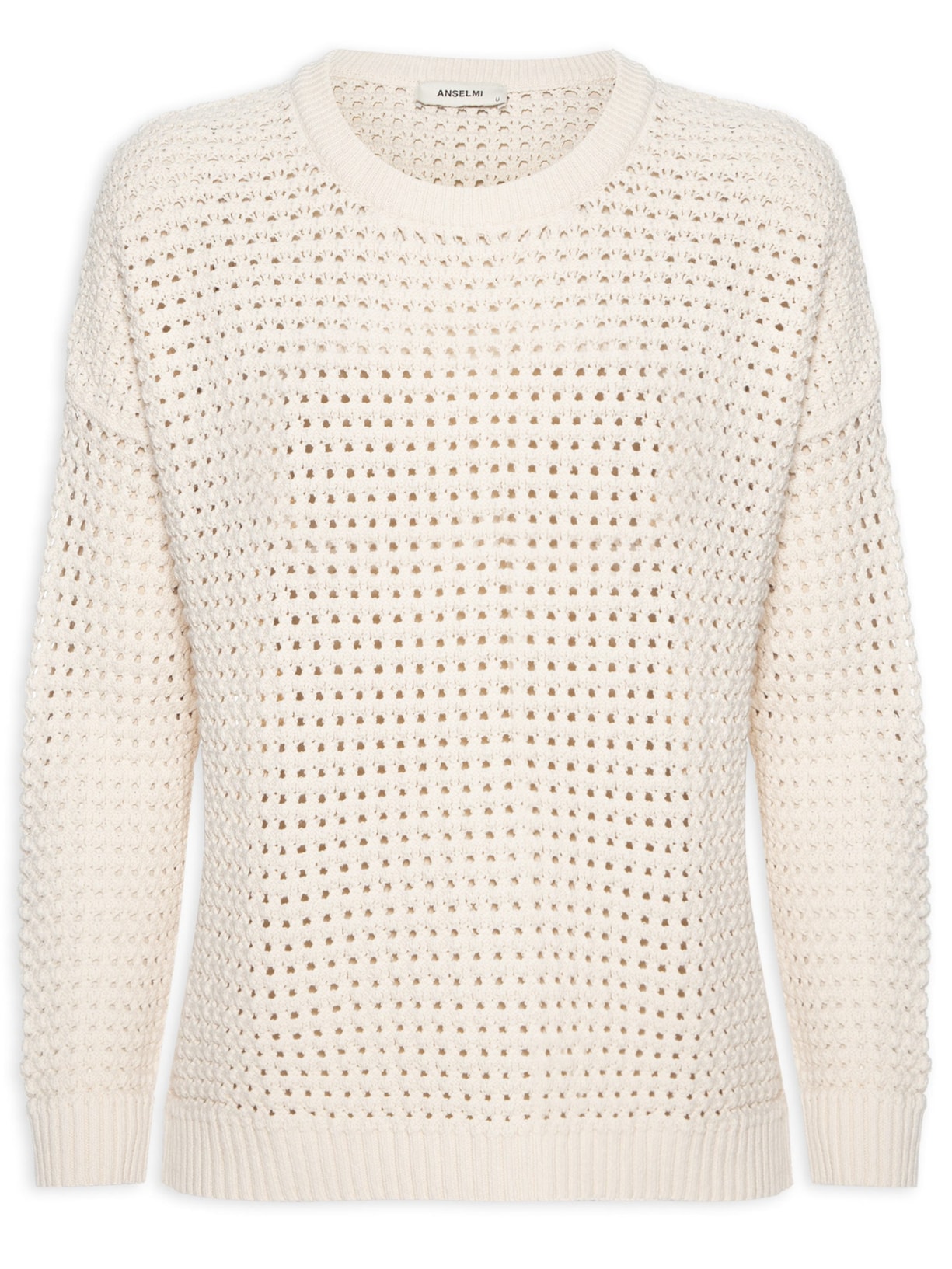 Blusa Feminina Tricot Manga Longa - Bege