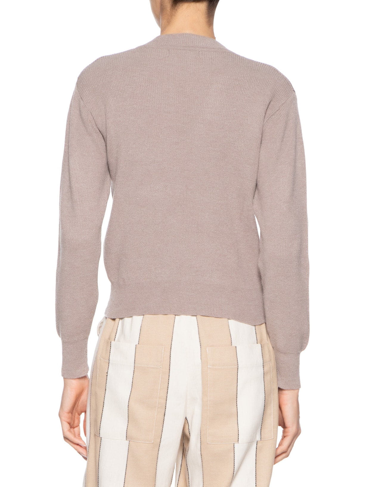 Blusa Feminina Tricot Manga Longa Cinza Dress To