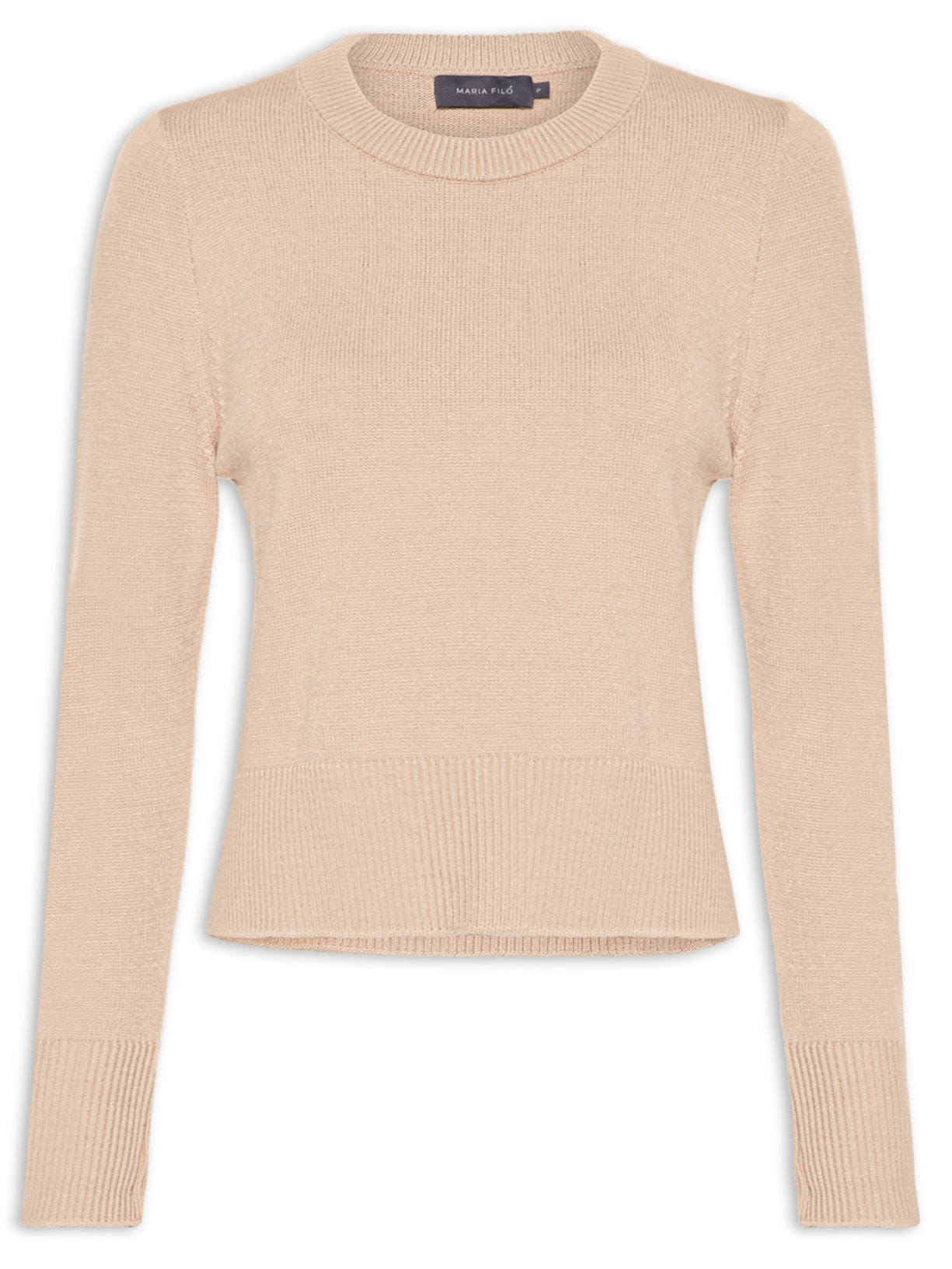 Blusa Feminina Tricot Merino - Bege