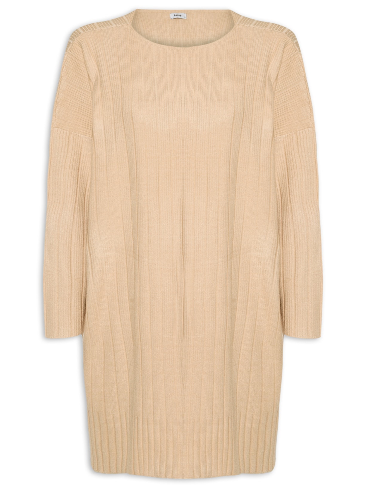 Blusa Feminina Tricot Miniveste - Bege