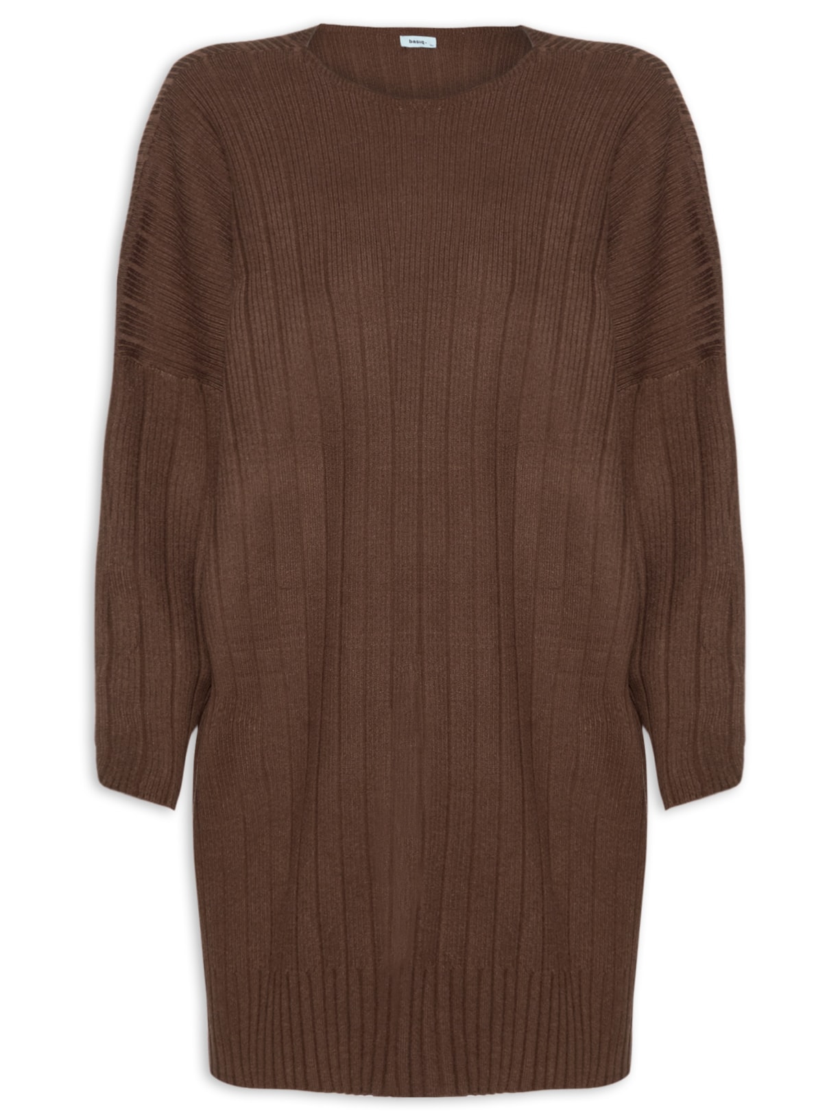 Blusa Feminina Tricot Miniveste - Marrom