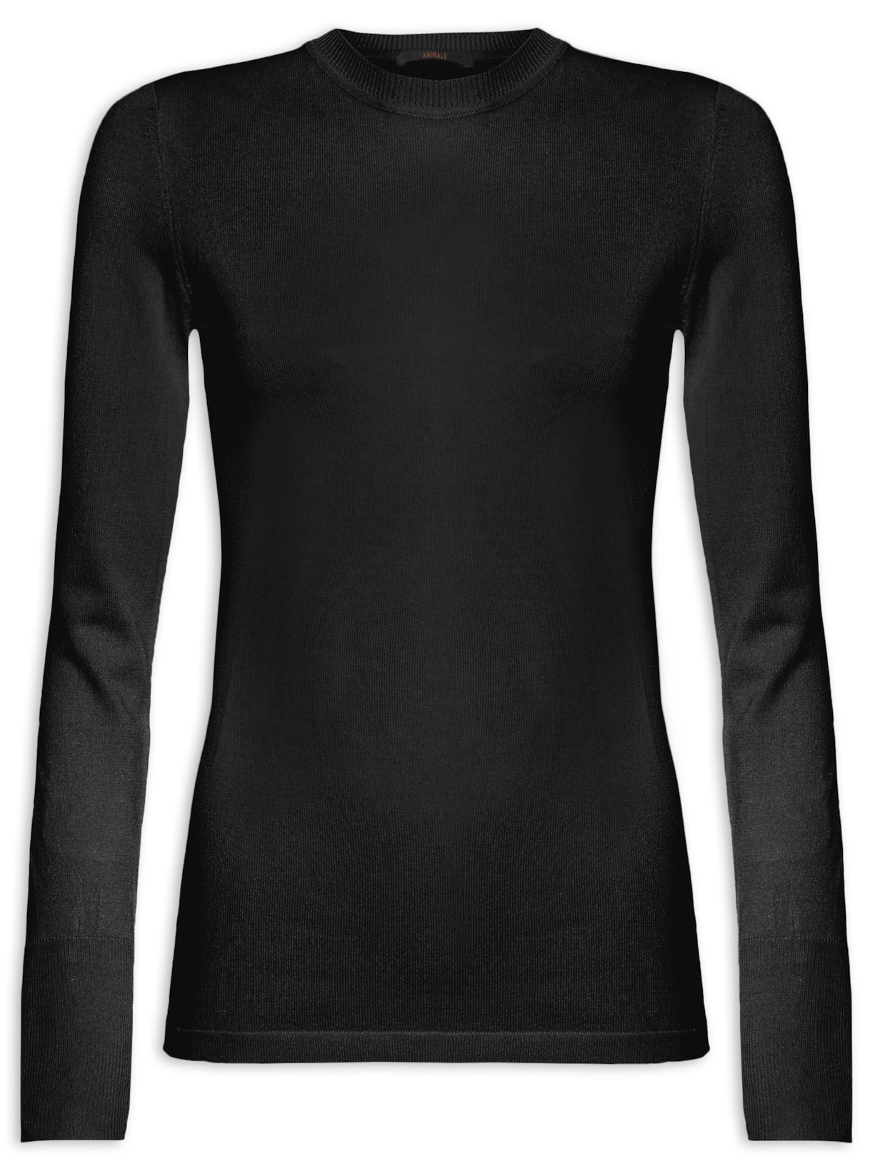 Blusa Feminina Tricot ML Color - Preto