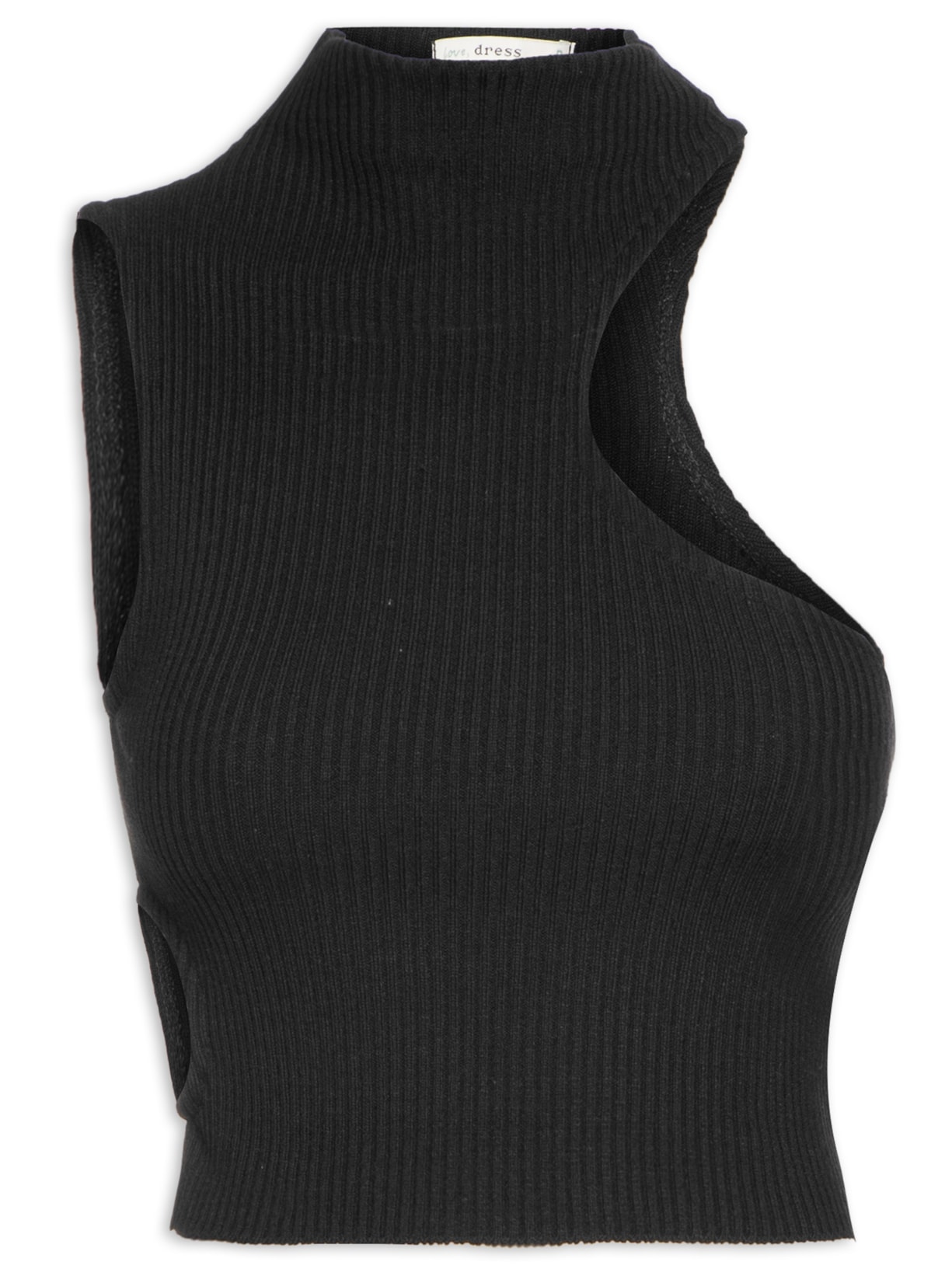 Blusa Feminina Tricot Ombro Vazado - Preto