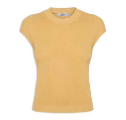 Blusa Feminina Tricot Oversized - Bege