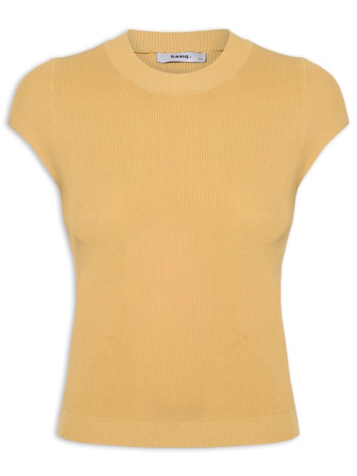 Blusa Feminina Tricot Oversized - Bege