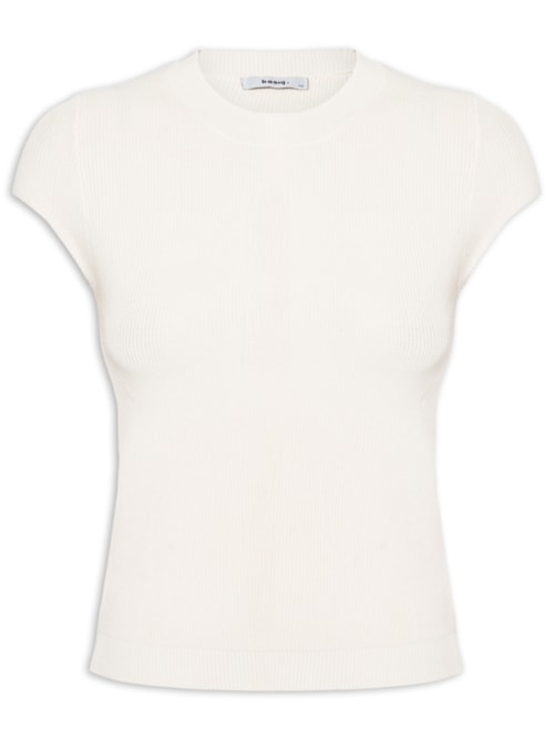Blusa Feminina Tricot Oversized - Bege