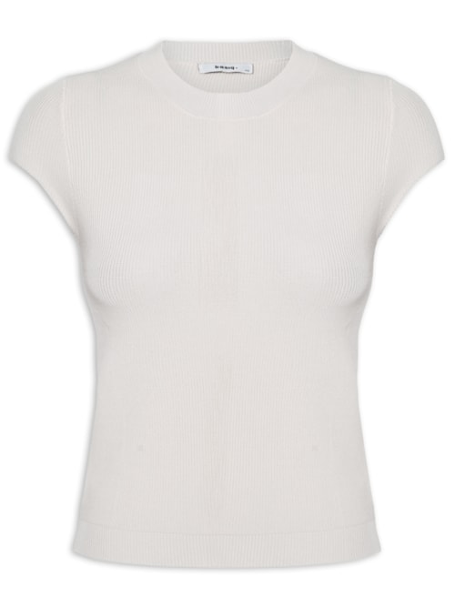 Blusa Feminina Tricot Oversized - Cinza