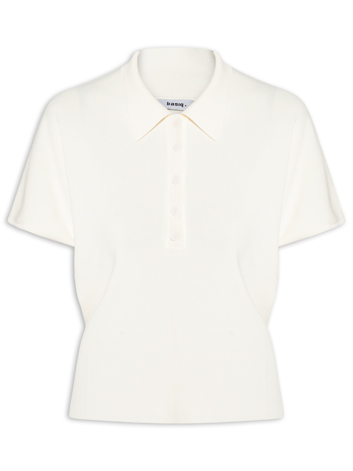 Blusa Feminina Tricot Oversized Gola Esporte - Bege