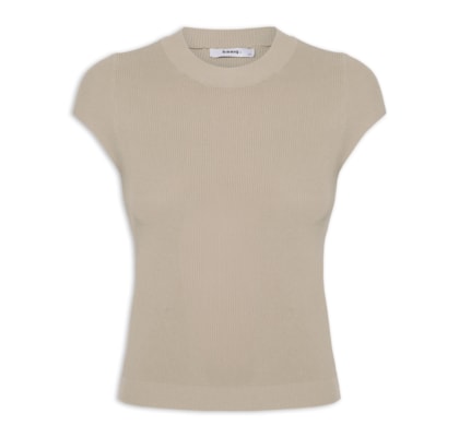 Blusa Feminina Tricot Oversized - Marrom