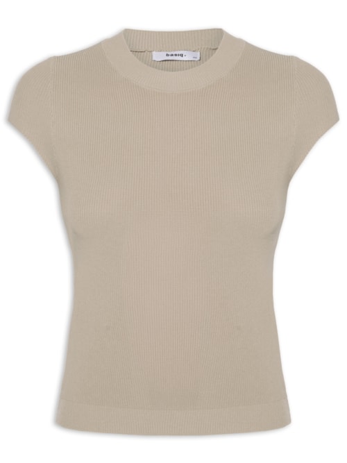 Blusa Feminina Tricot Oversized - Marrom