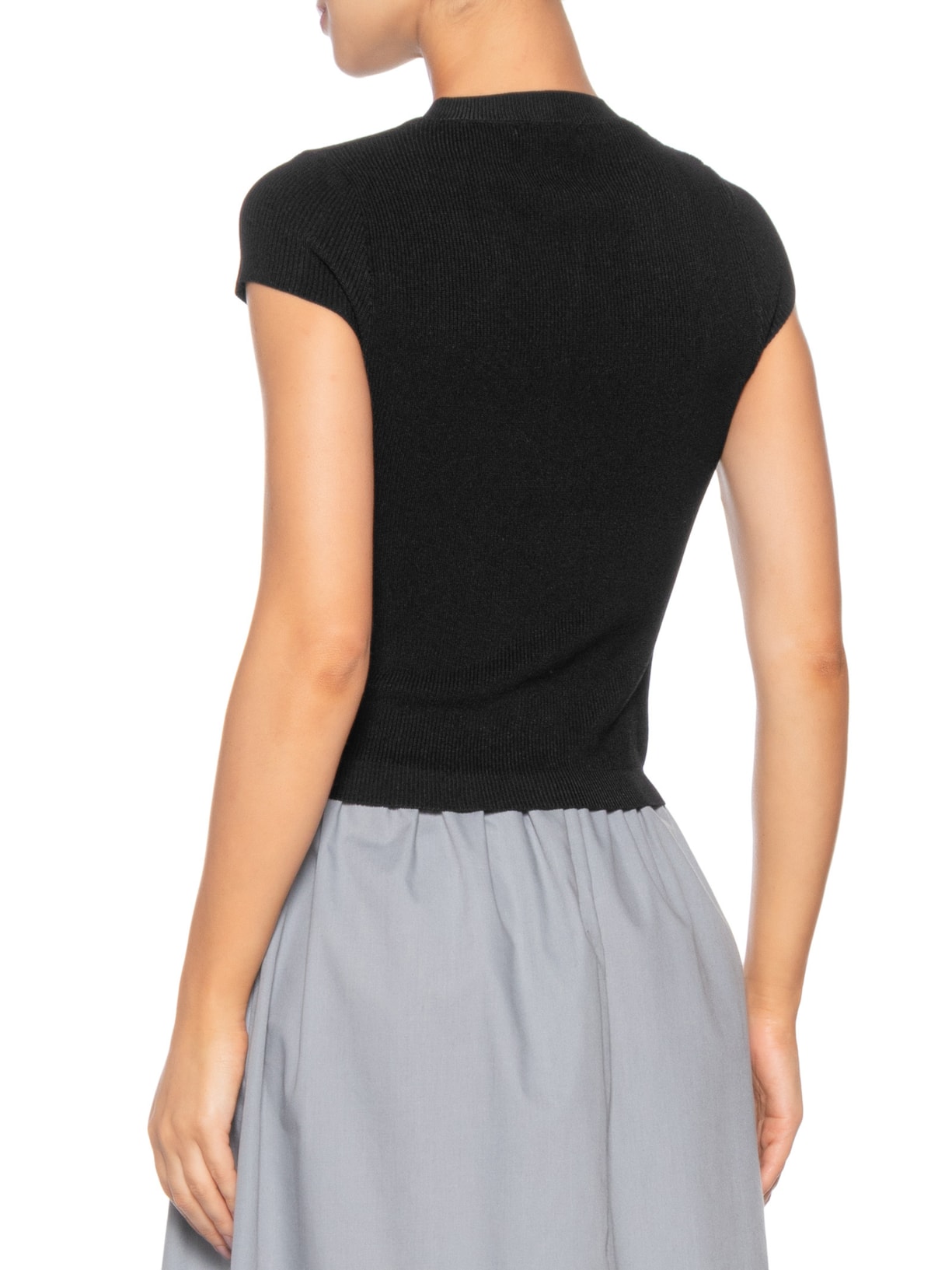 Blusa Feminina Tricot Oversized Preto Basiq