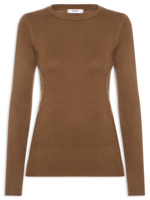 Blusa Feminina Tricot Peluciado – Marrom