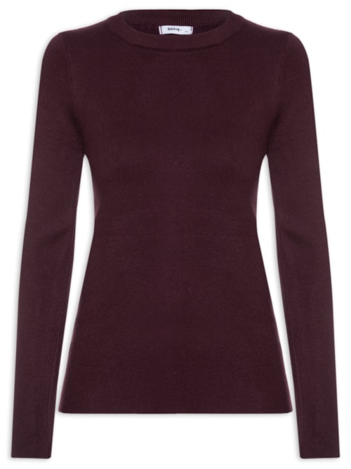Blusa Feminina Tricot Peluciado – Vermelho