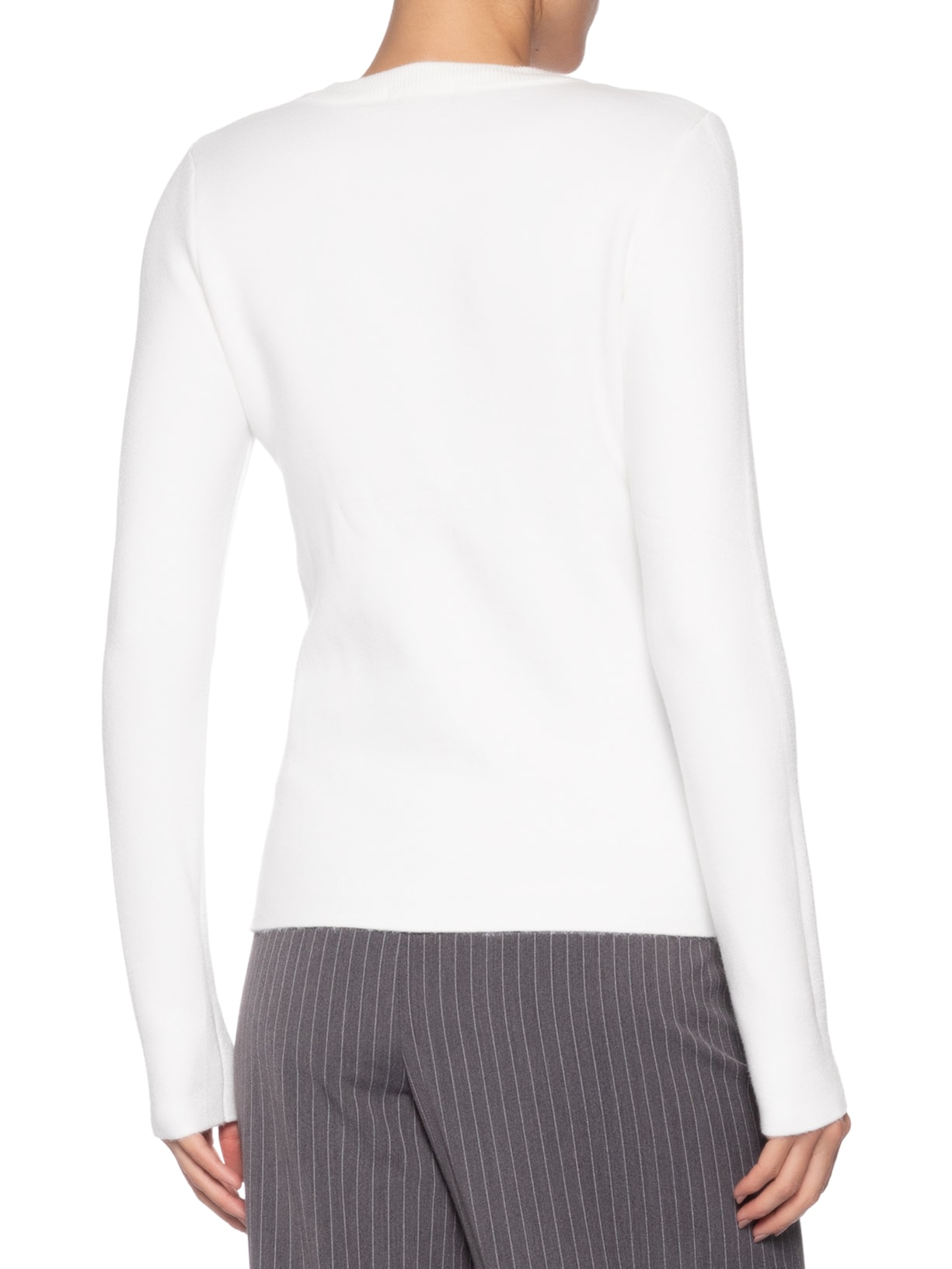 Blusa Feminina Tricot Peluciado – Off White Basiq