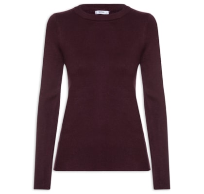 Blusa Feminina Tricot Peluciado – Vermelho